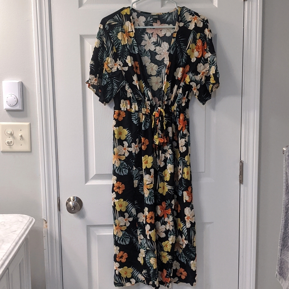 Floral Swimsuit Coverup / Cardigan